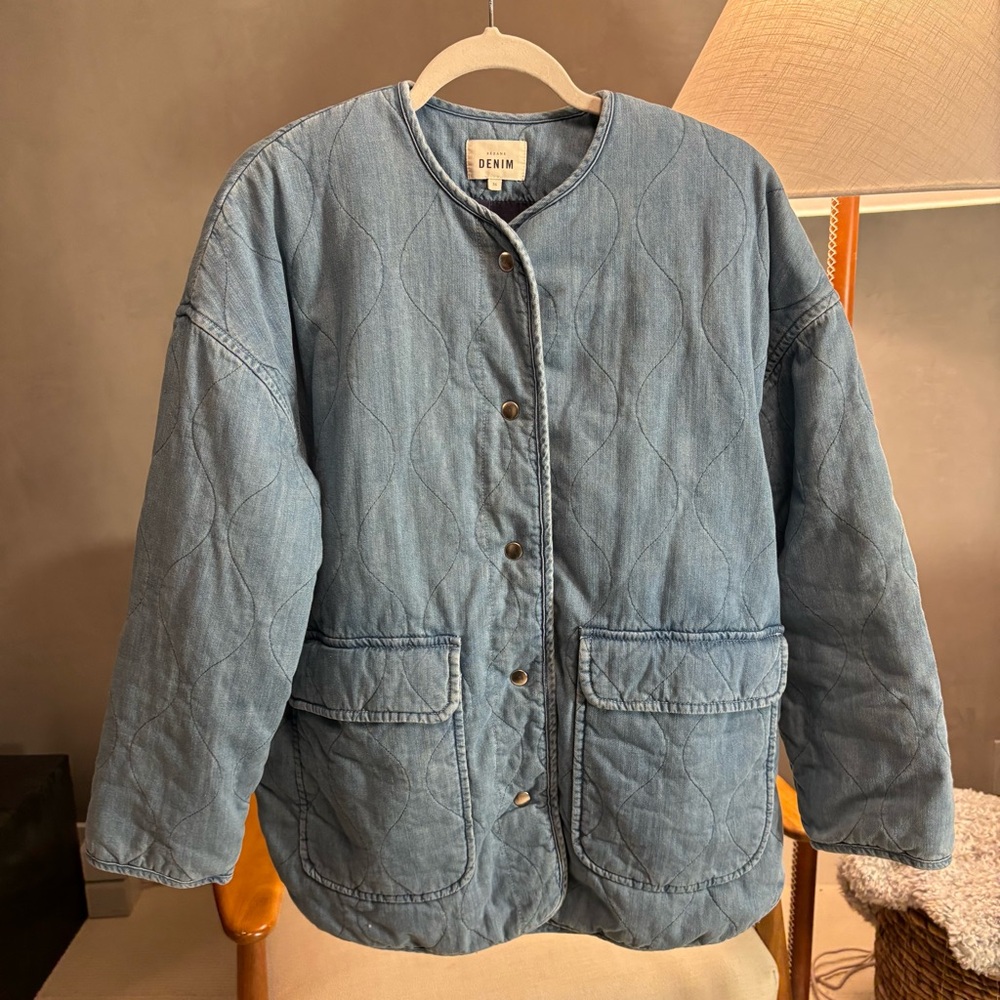 Sezane Farel Denim Jacket - Picture 2 of 4